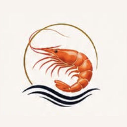 Anthera prawn and wave mark